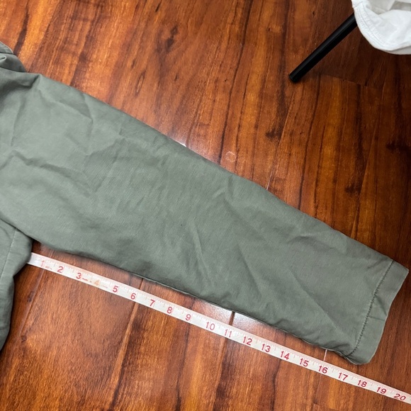 Hm Vintage Military Style Coat Jacket Size Large - Picture 9 of 9